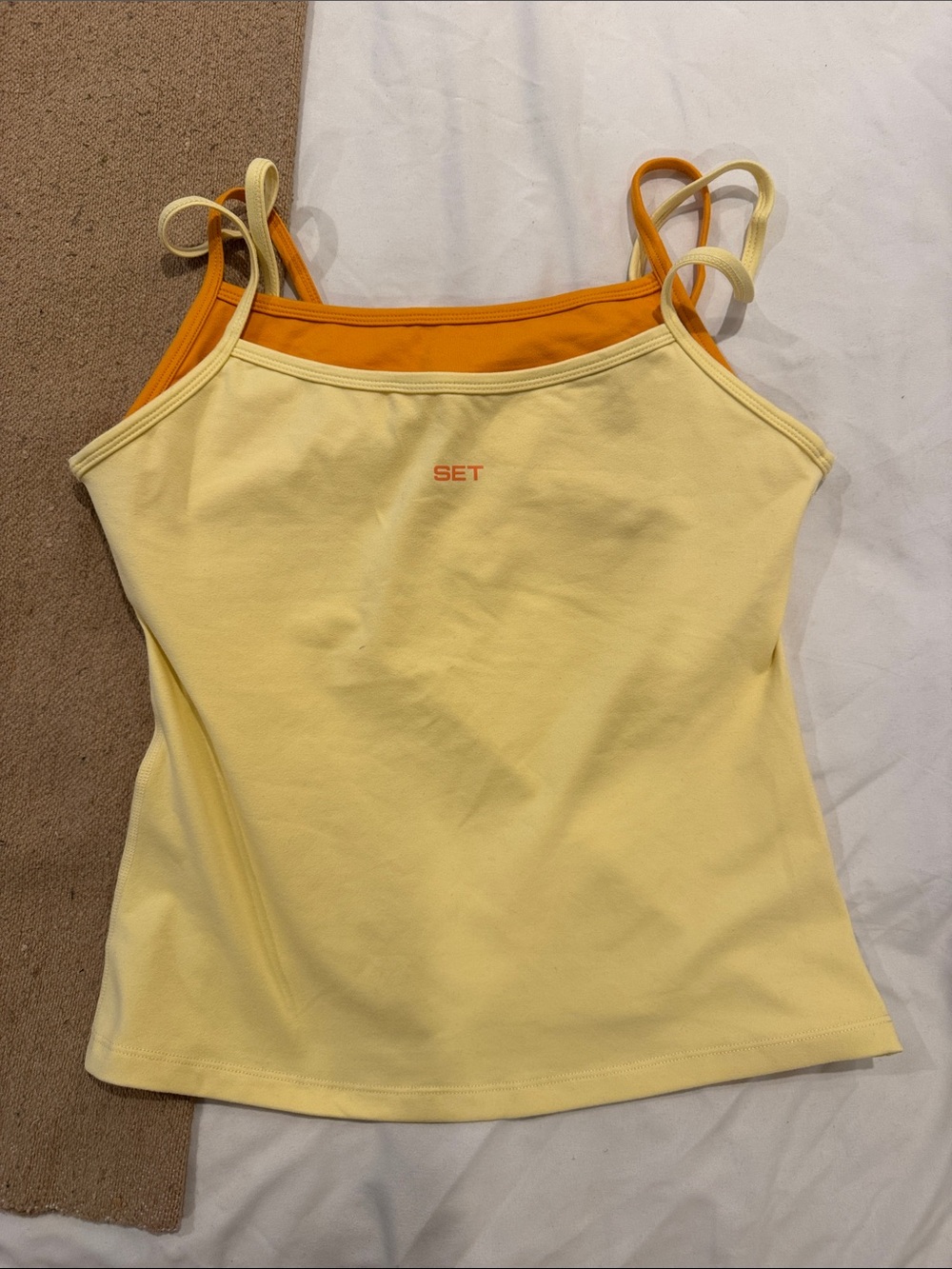 SET Active Orange Soda Tank Top L